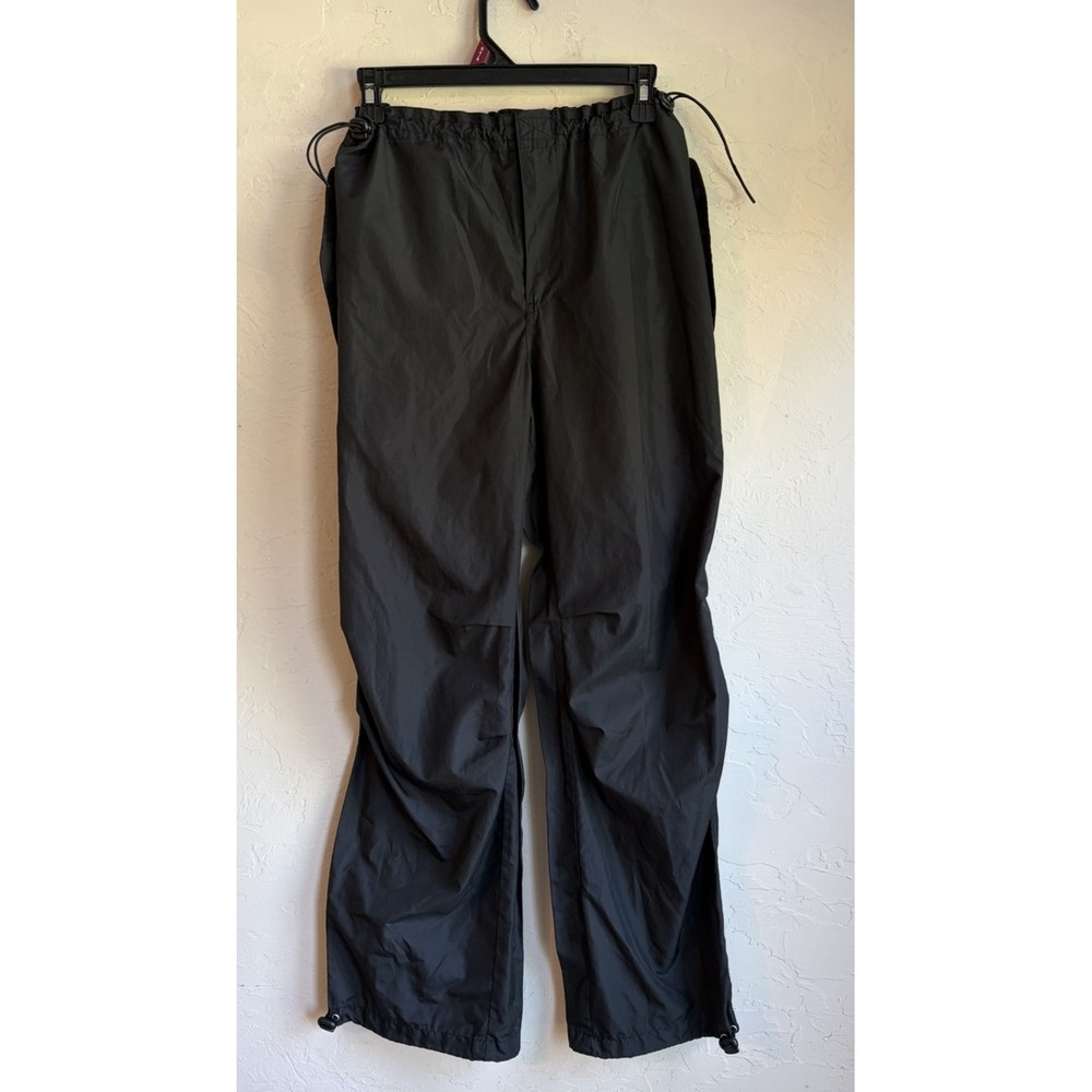 Vintage Y2K Moda International Dragon Parachute Pants M Rave Cyber Grunge Baggy